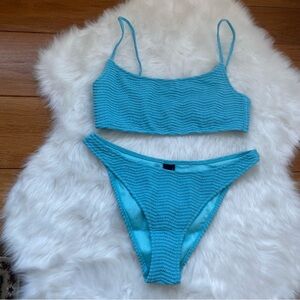 Triangl Swimwear Blue Bikini Set